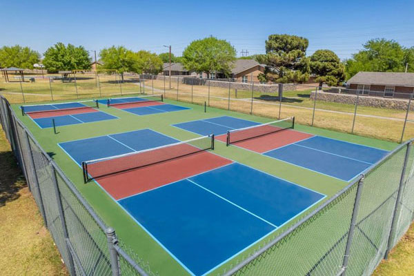 community pickleball court